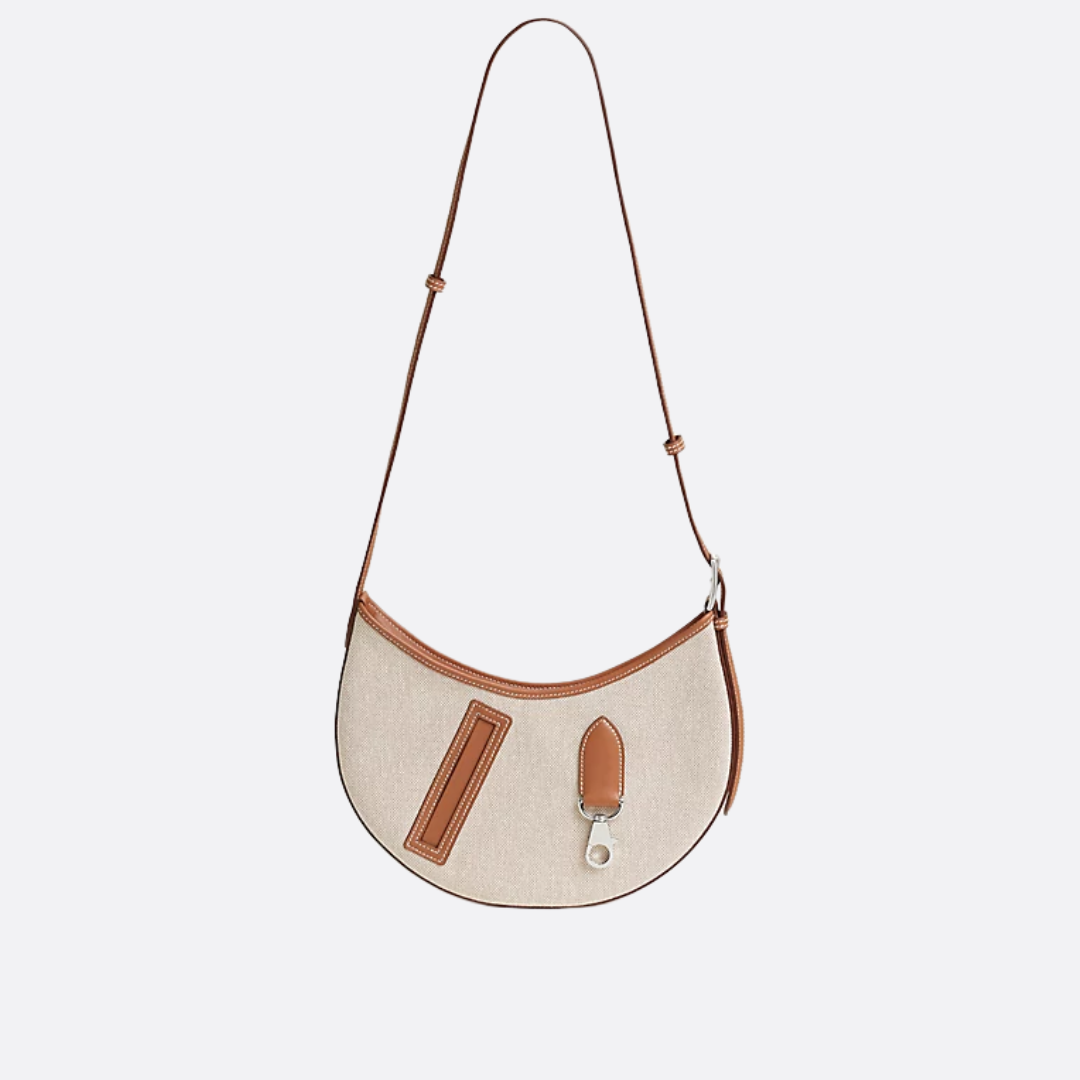 P'TIT ARÇON TASCHE AUS TOILE & LEDER HERMÈS