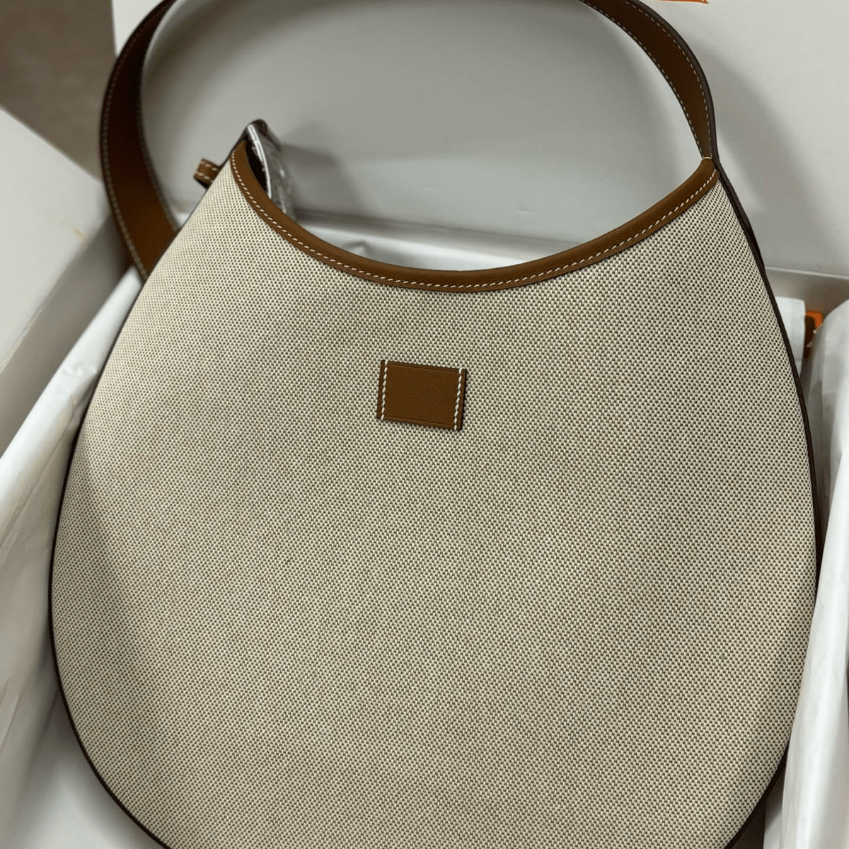 Hermès – P’tit Arçon Tasche aus Canvas & Leder