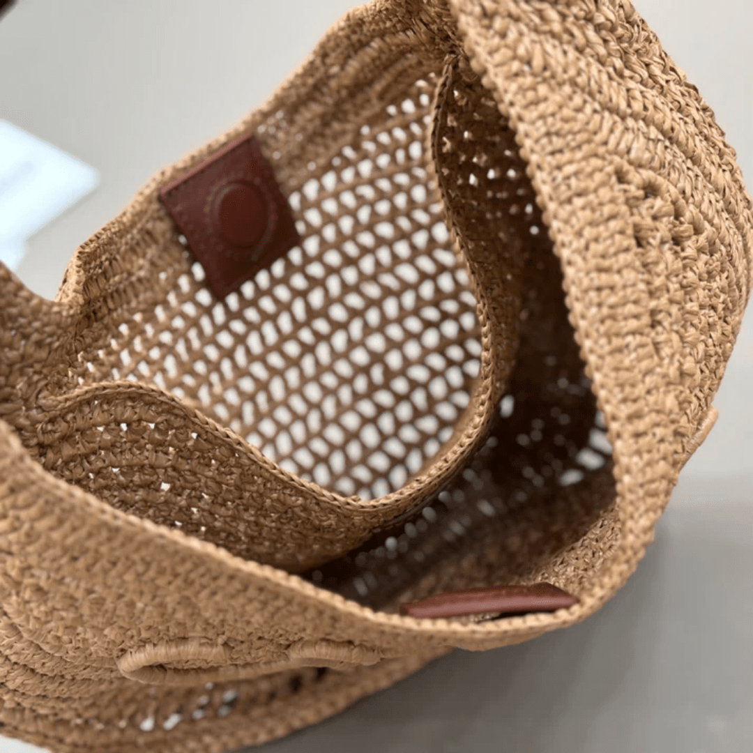 Chloé Hot Summer Banana Bag aus Raffia