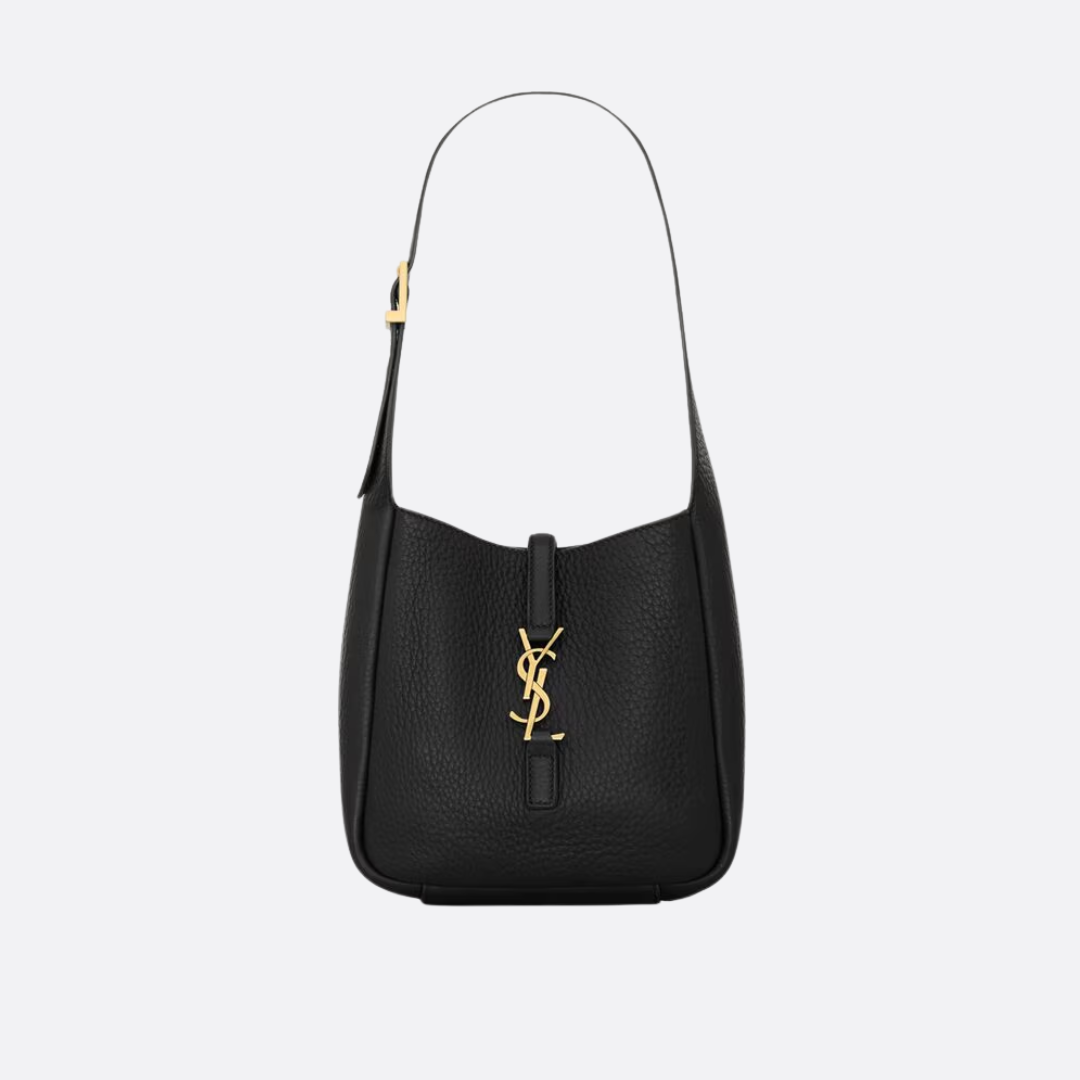 SAINT LAURENT – BABY LE 5 À 7 WEICHE TASCHE AUS GENARBTEM LEDER