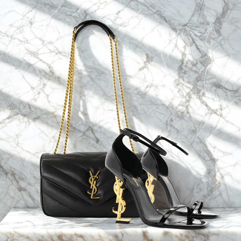 YSL Signature Set – Loulou Tasche & Opyum Sandale