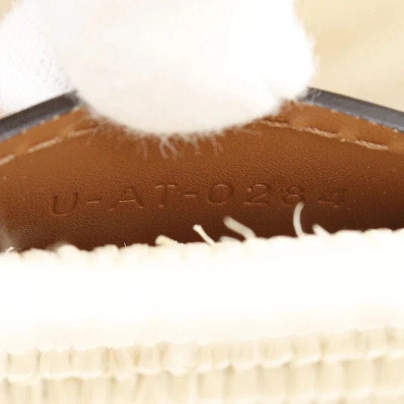 Céline Classic Small Basket mit Geflochtenem Triomphe in Raffia und Kalbsleder