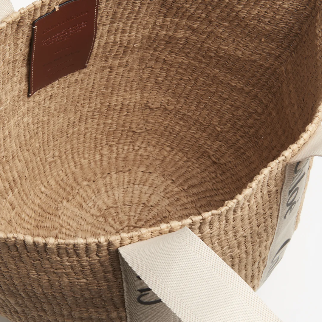 CHLOÉ WOODY GROSSE KORB-TASCHE