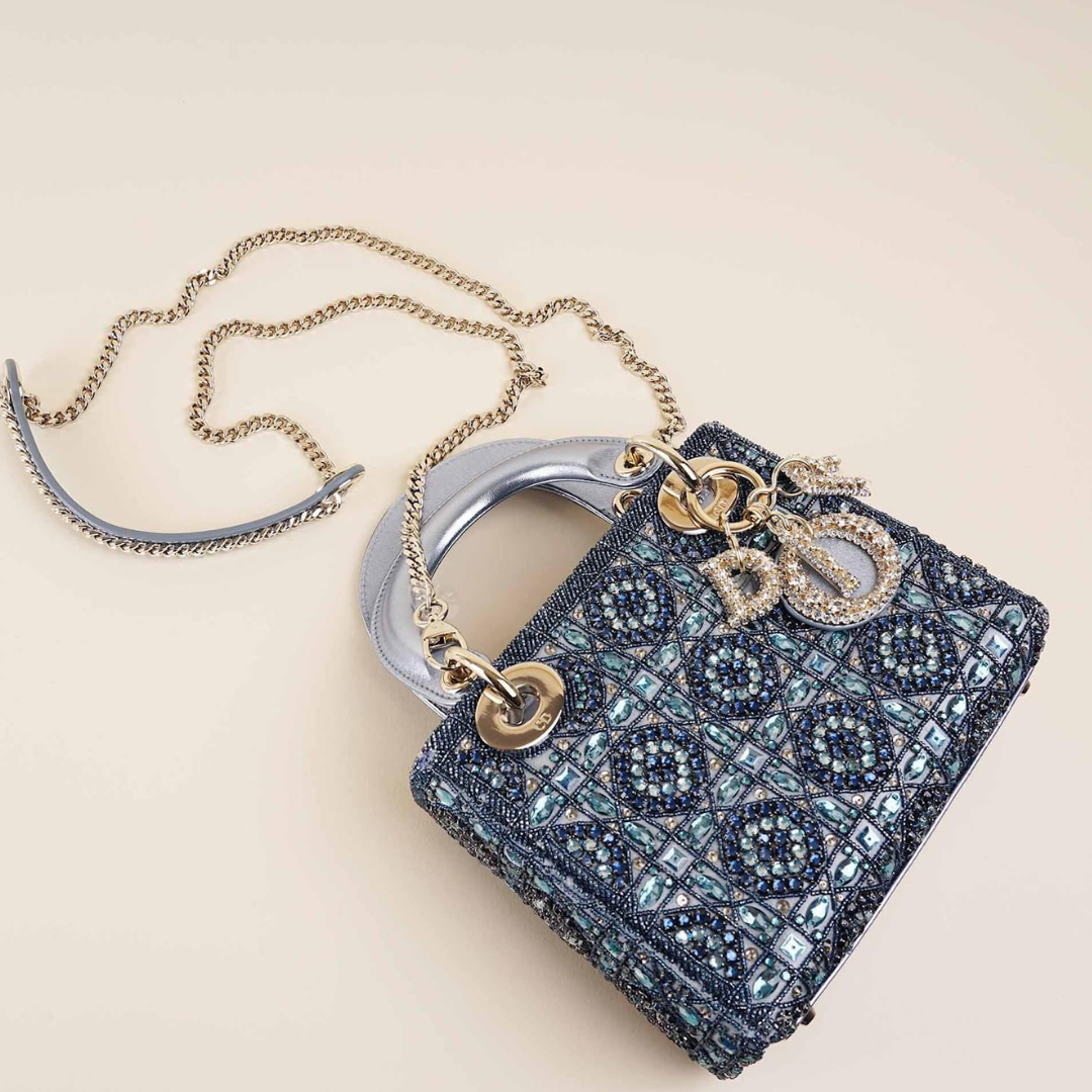 LADY DIOR MINI PERLEN
