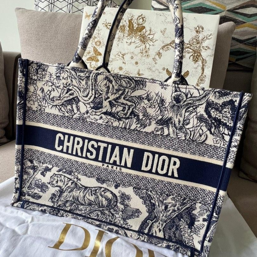 GROßE DIOR BOOK TOTE TASCHE