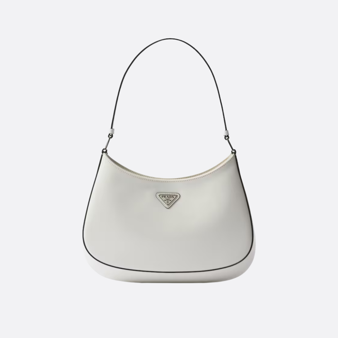 PRADA CLEO SCHULTERTASCHE AUS GEBÜRSTETEM LEDER