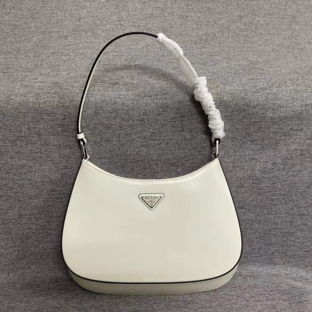 PRADA CLEO SCHULTERTASCHE AUS GEBÜRSTETEM LEDER