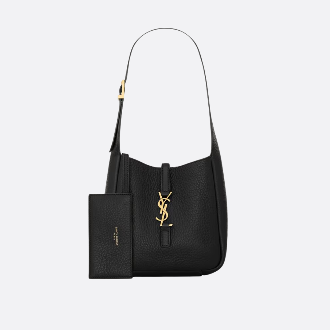 SAINT LAURENT – BABY LE 5 À 7 WEICHE TASCHE AUS GENARBTEM LEDER