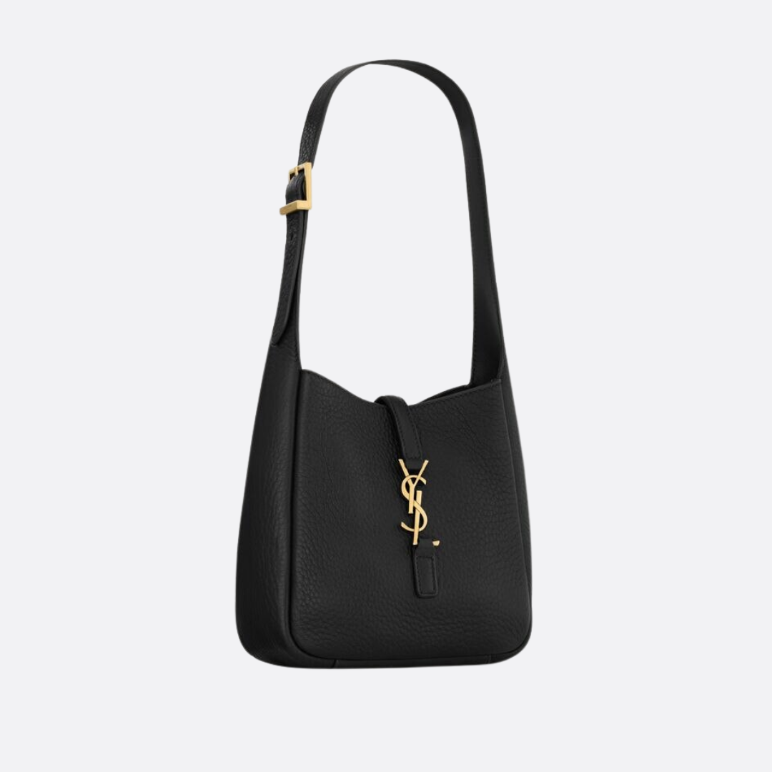 SAINT LAURENT – BABY LE 5 À 7 WEICHE TASCHE AUS GENARBTEM LEDER