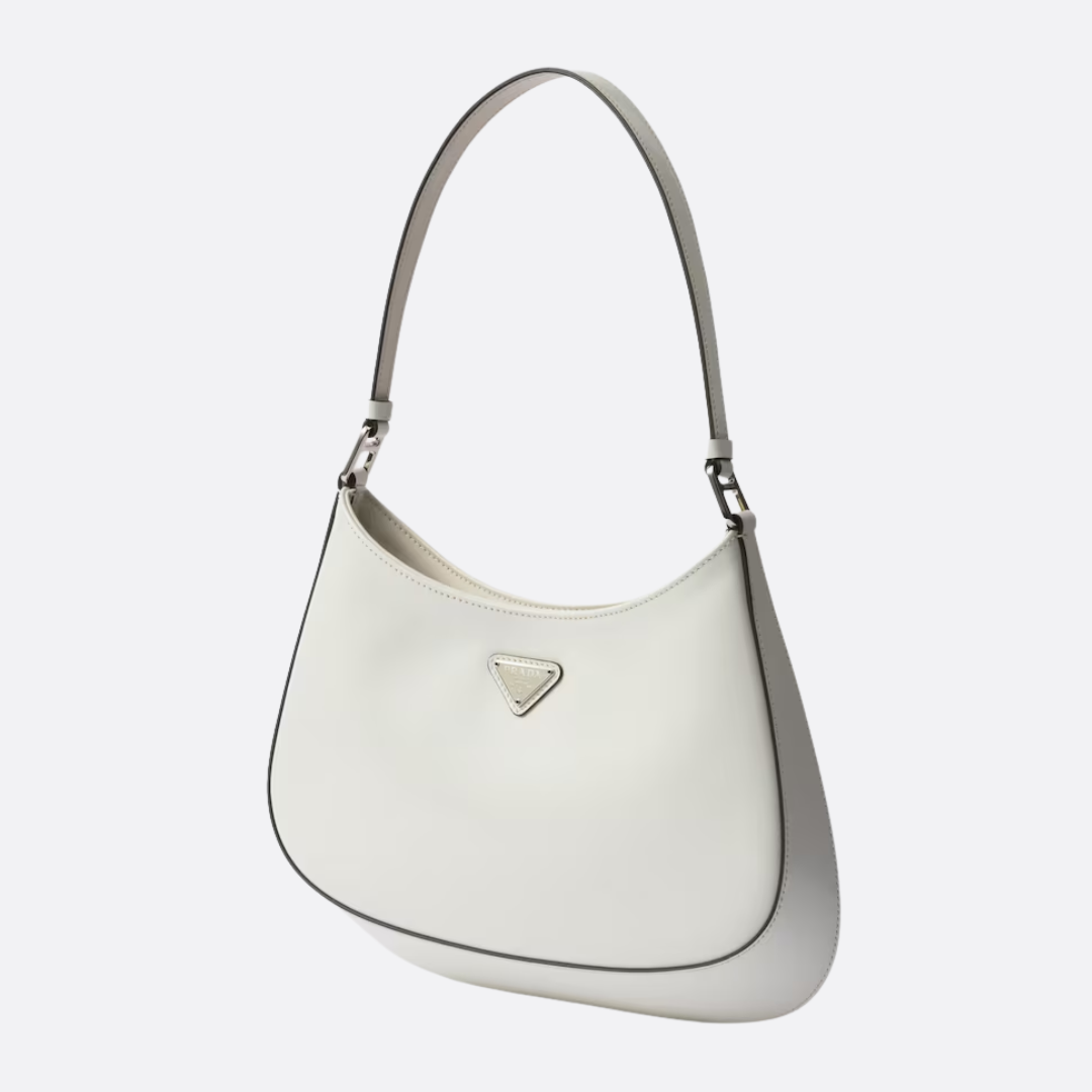 PRADA CLEO SCHULTERTASCHE AUS GEBÜRSTETEM LEDER