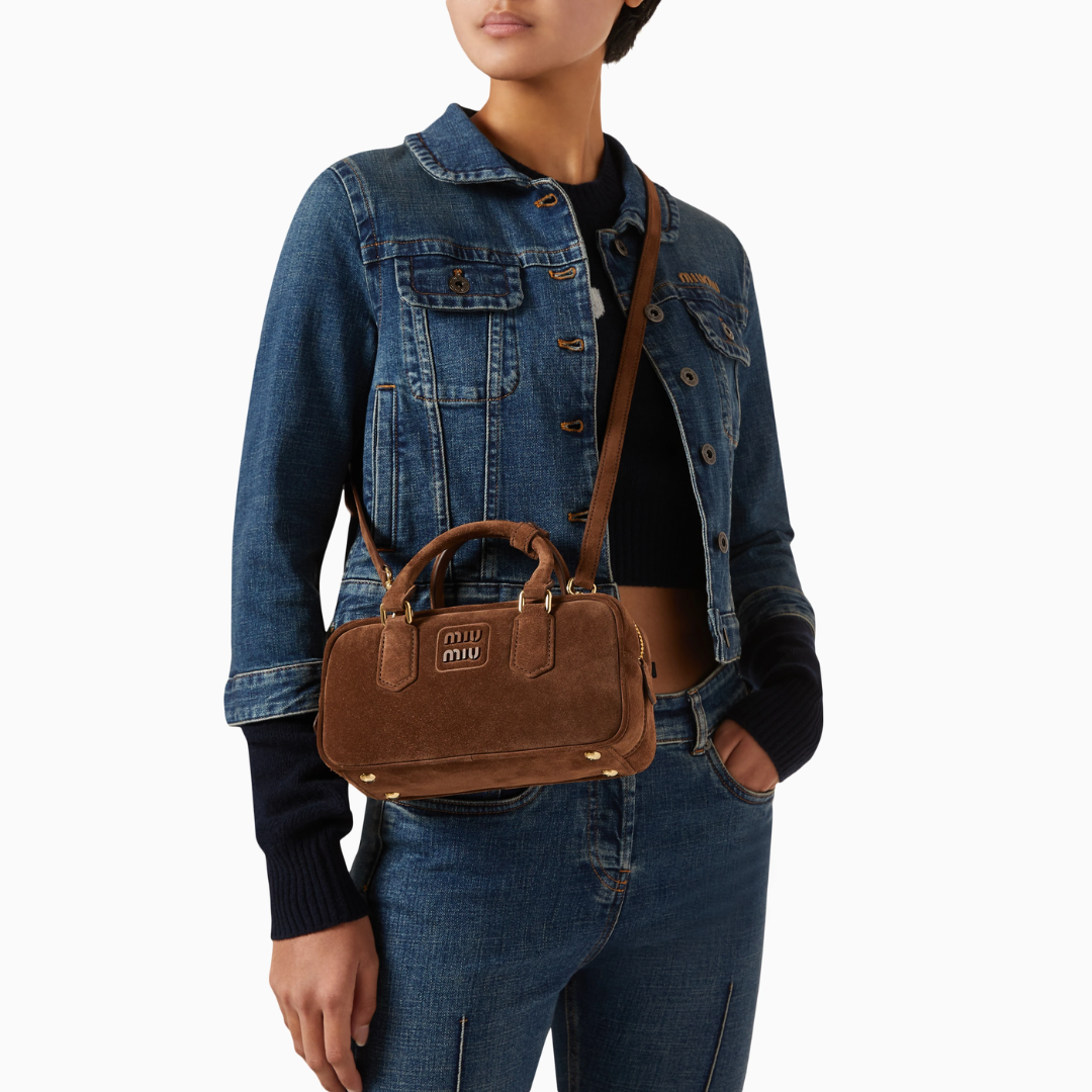 MIU MIU ARCADIE MATELASSÉ TOTE