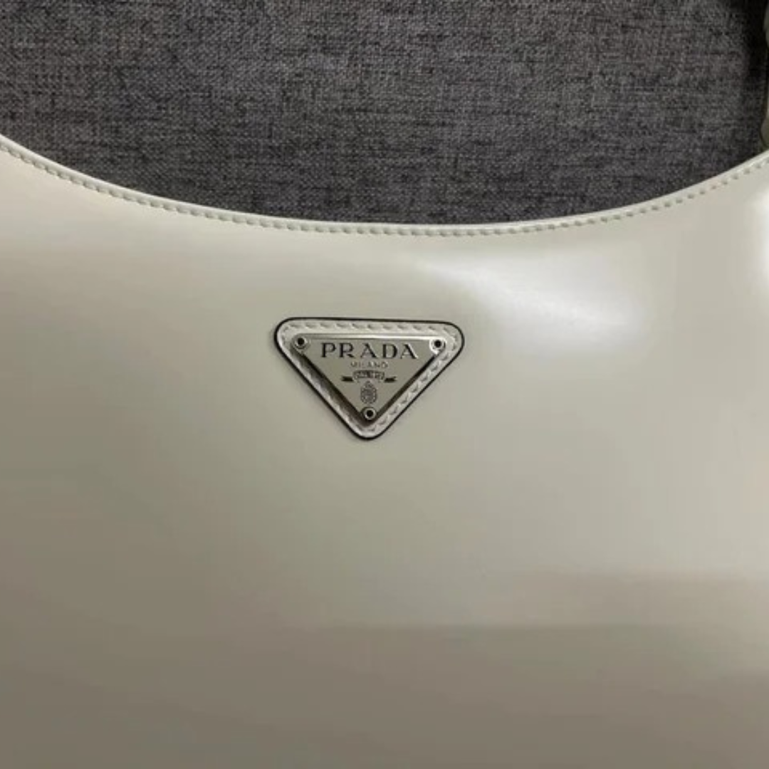 PRADA CLEO SCHULTERTASCHE AUS GEBÜRSTETEM LEDER