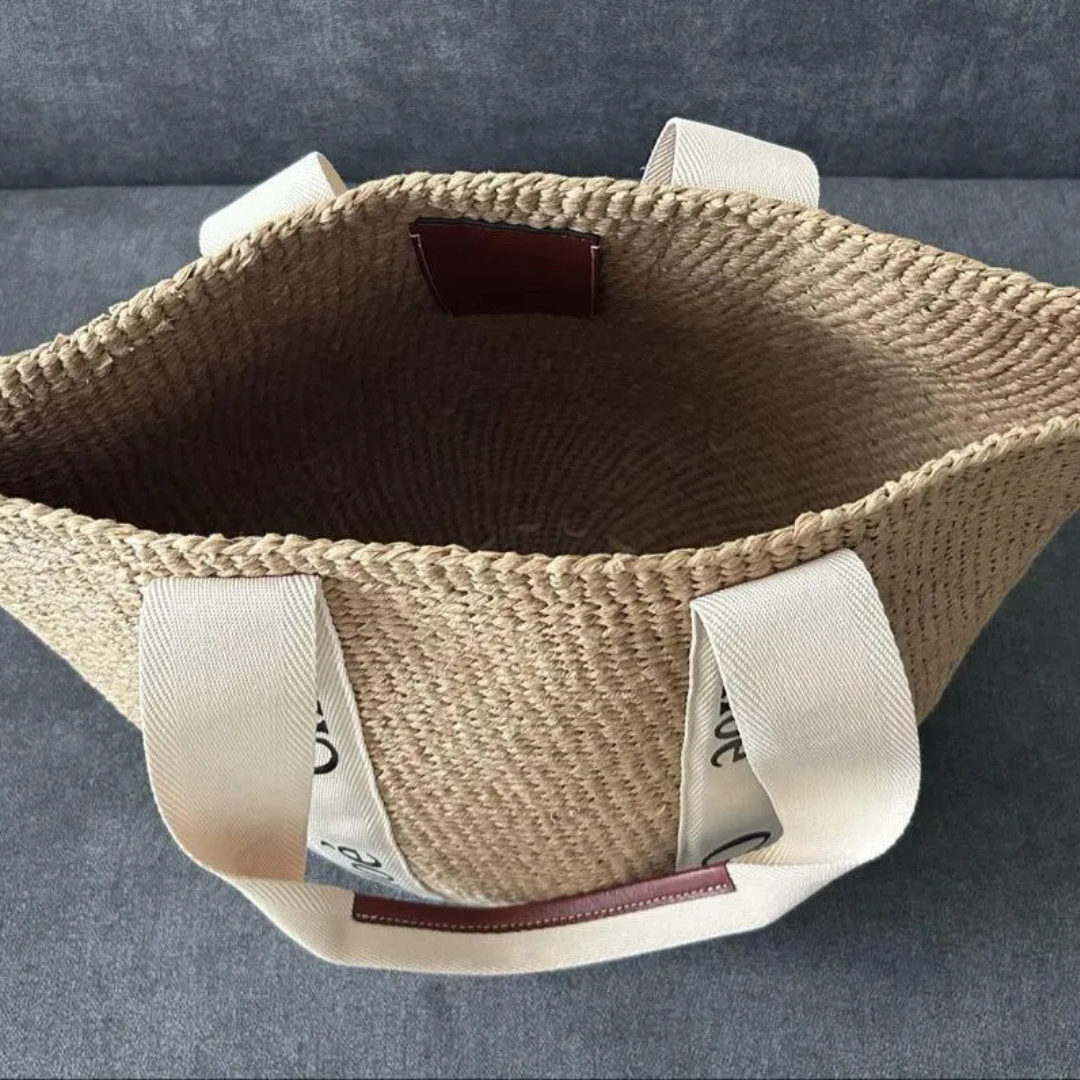CHLOÉ WOODY GROSSE KORB-TASCHE