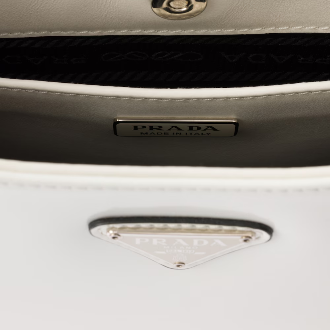 PRADA CLEO SCHULTERTASCHE AUS GEBÜRSTETEM LEDER