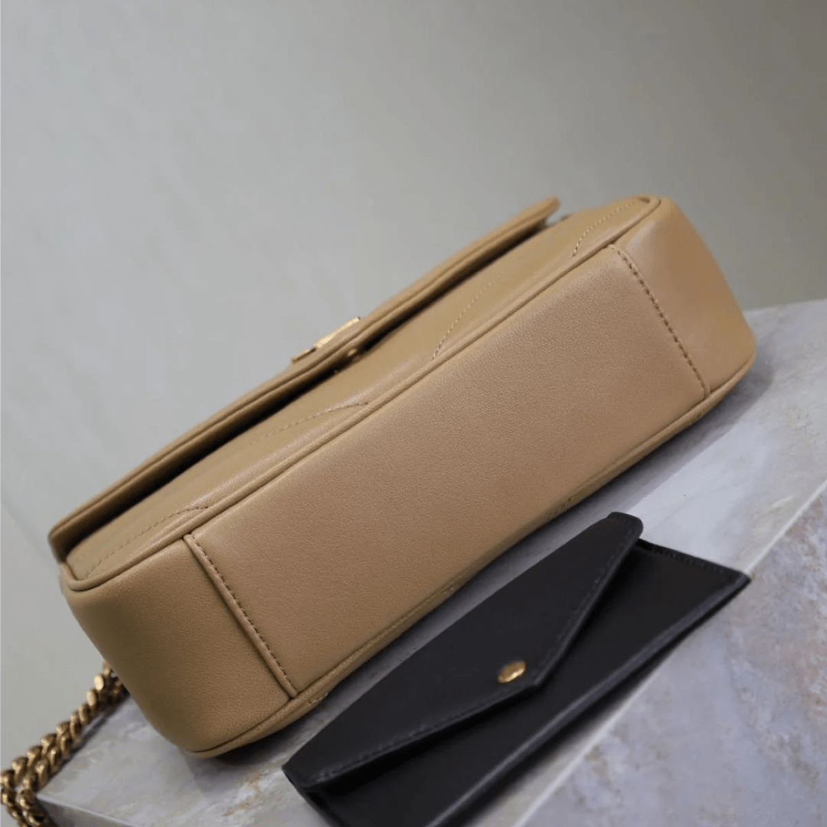 Saint Laurent – Loulou Small Matelassé Lammledertasche