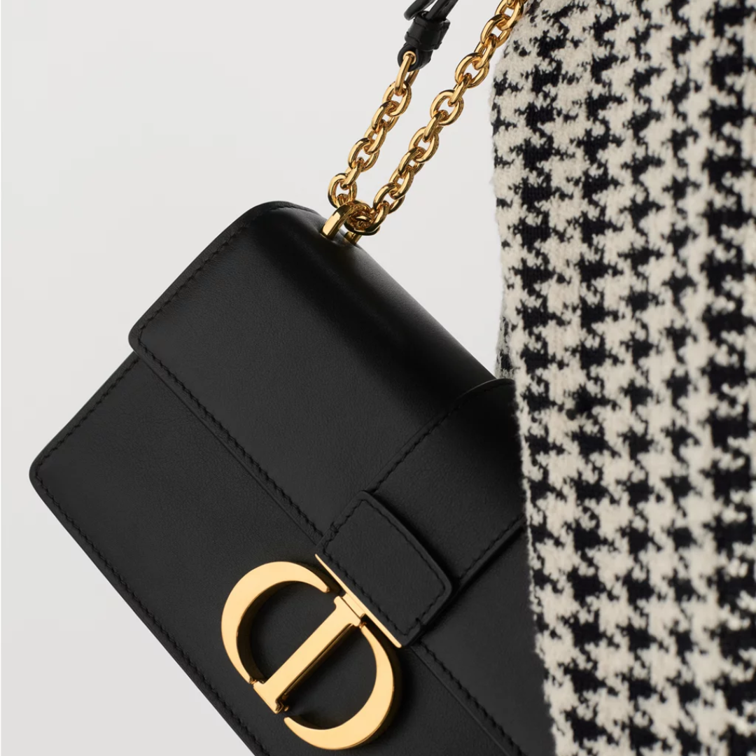 DIOR 30 MONTAIGNE EAST-WEST TASCHE MIT KETTE