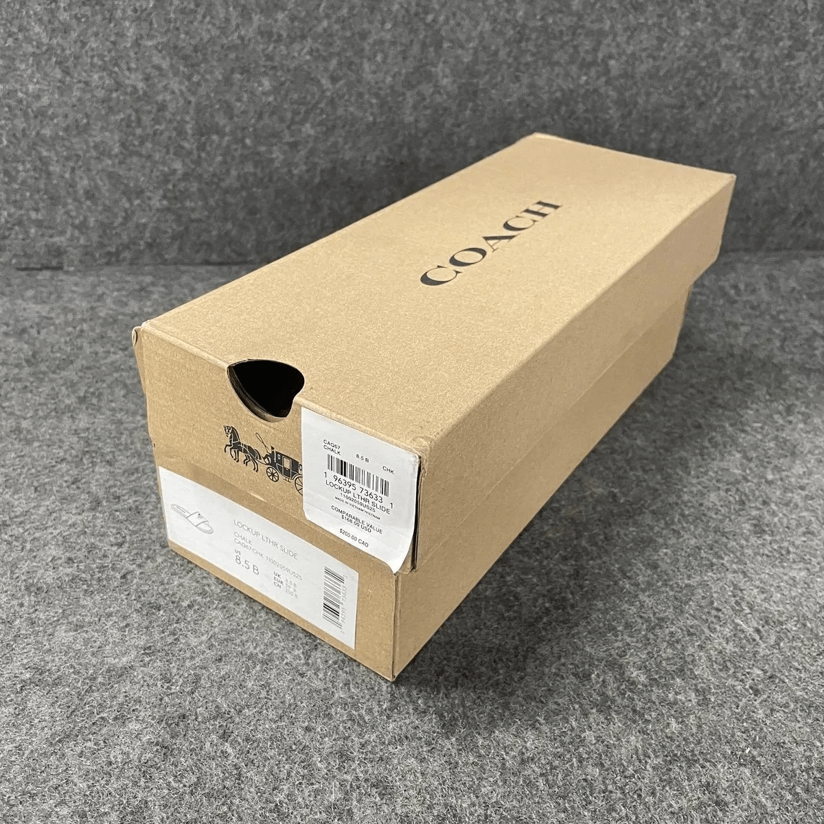 Coach Lockup Lederslide-Sandale