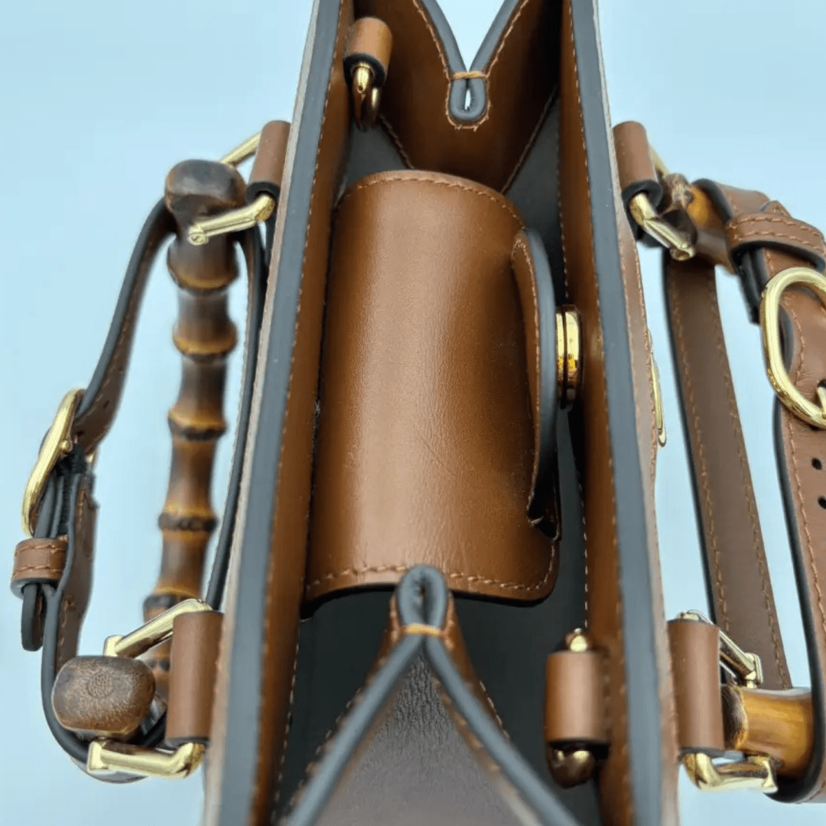 Gucci Diana Kleine Tote Tasche mit Kristallen