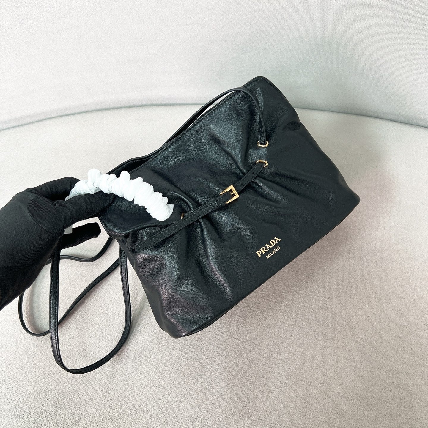 KLEINE PRADA DADA TASCHE AUS NAPPALEDER