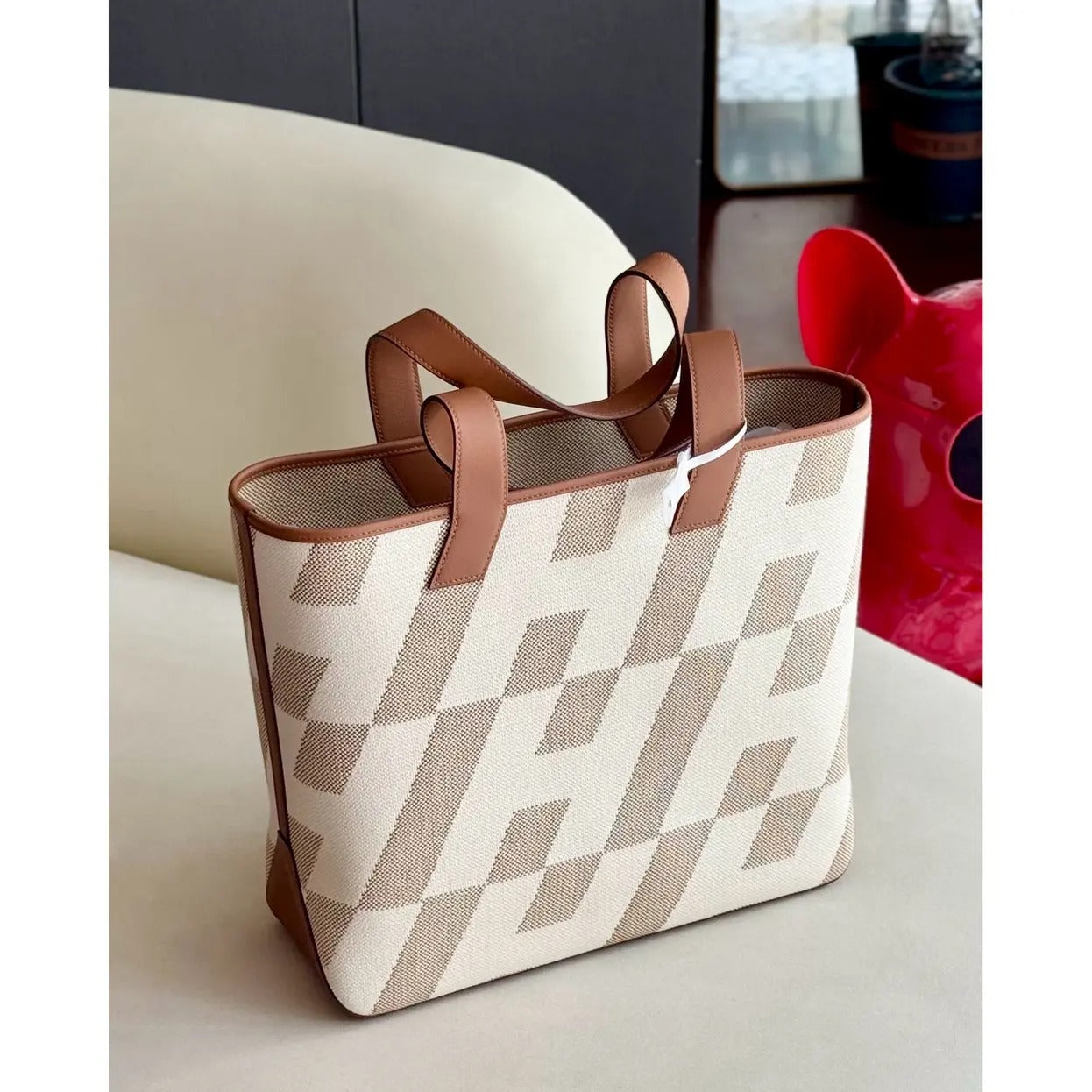 CABAS H EN BIAIS 40-TASCHE VON HERMÈS